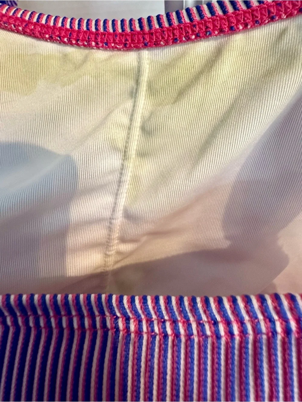 Zaful Pink and Purple Striped Bikini Set - Picture 11 of 12